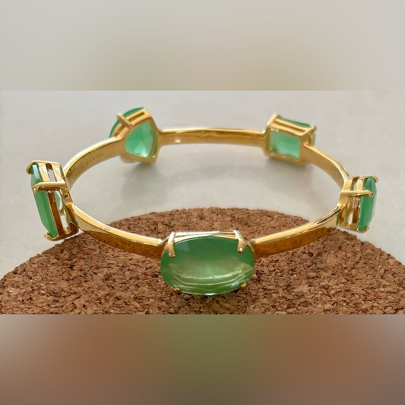 KATE SPADE Green Stone Bracelet Bangle - Picture 1 of 8